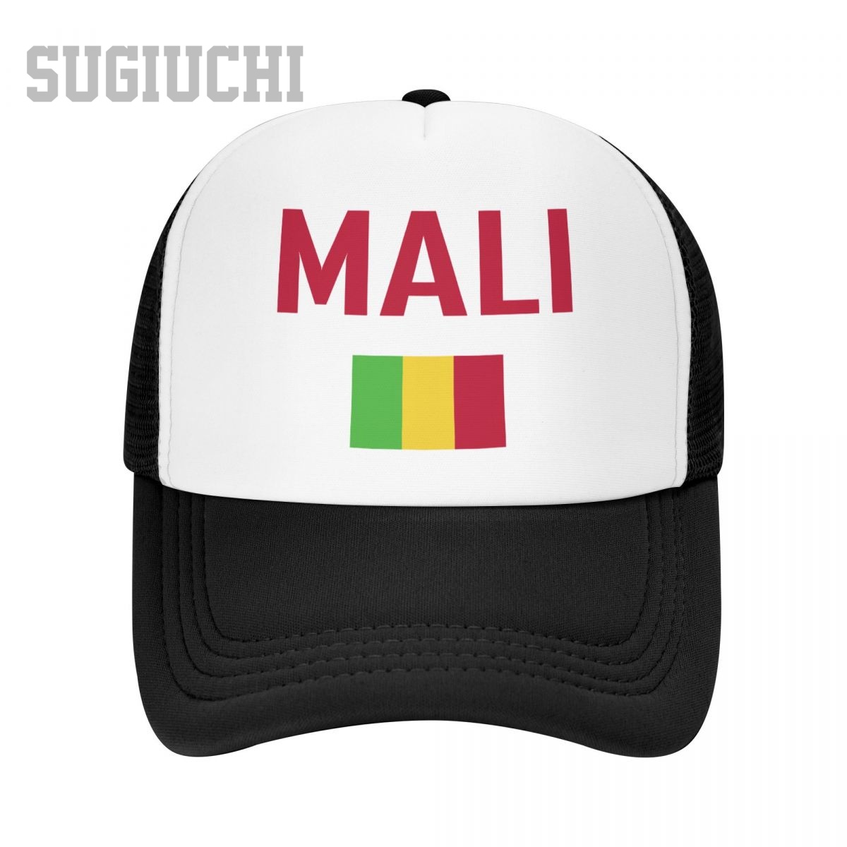 Trucker Cap Mesh - Unisex Mesh Cap Hat MALI Flag