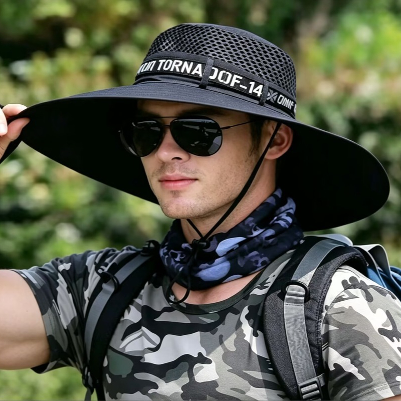 Summer Large Sun Hat Men Women - Bucket Hat Cotton 评论和价格