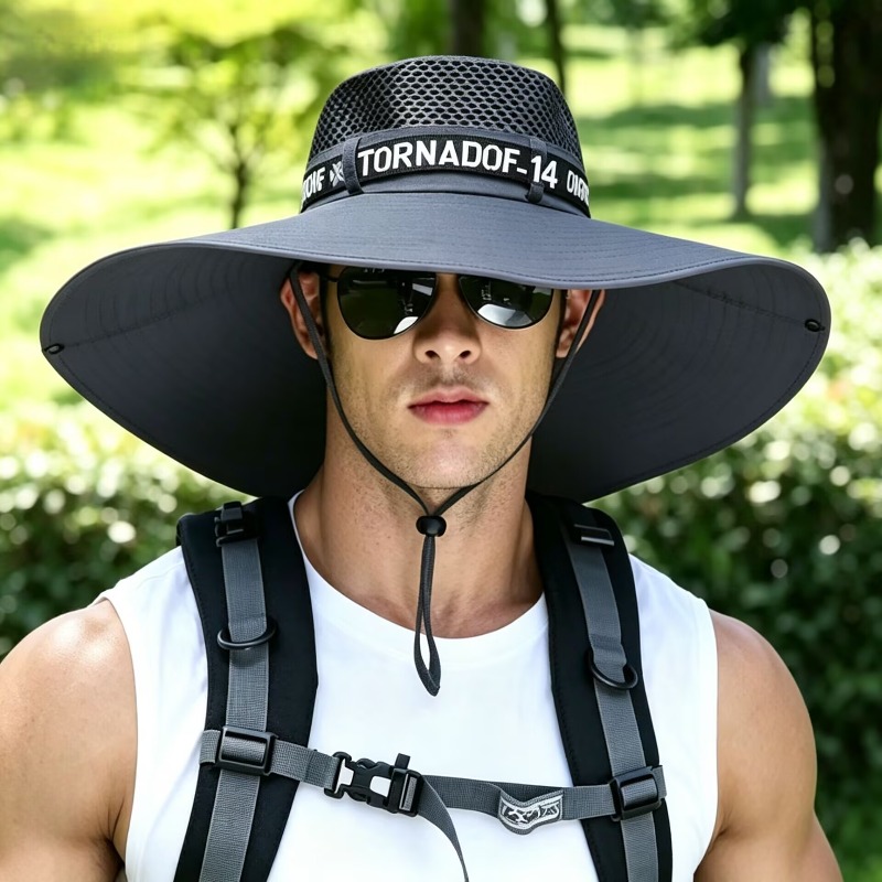 Summer Large Sun Hat Men Women - Bucket Hat Cotton 评论和价格