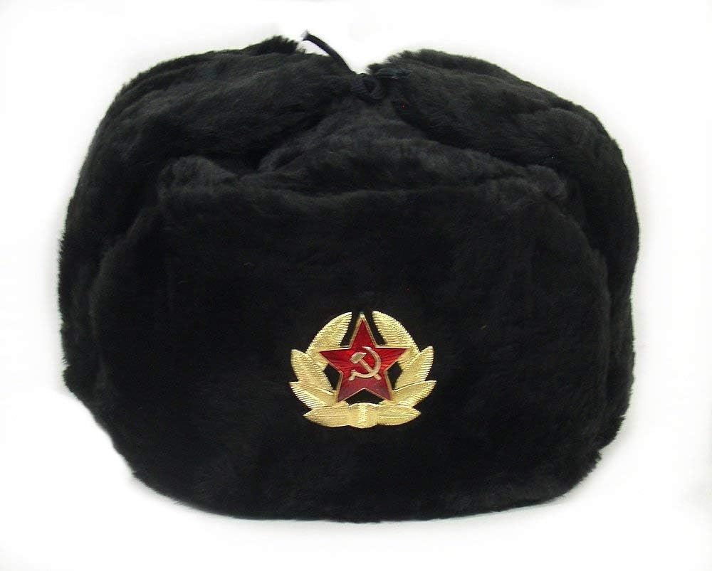 Russian Hat Soviet Army Milita - Winter Trapper Hat 评论和价格
