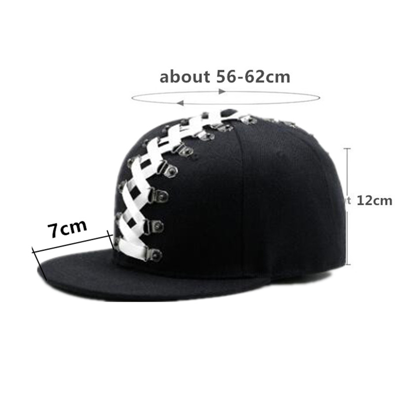 Novelty Punk Style Hip Hop Cap - Snapback Hat Flat 评论和价格