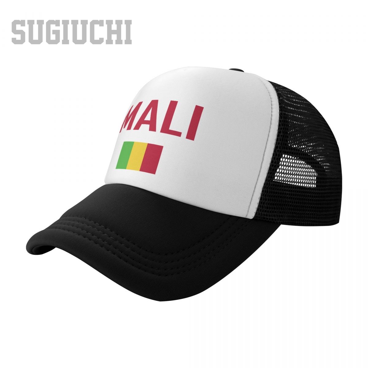Unisex Mesh Cap Hat MALI Flag  - Trucker Cap Mesh 评论和价格