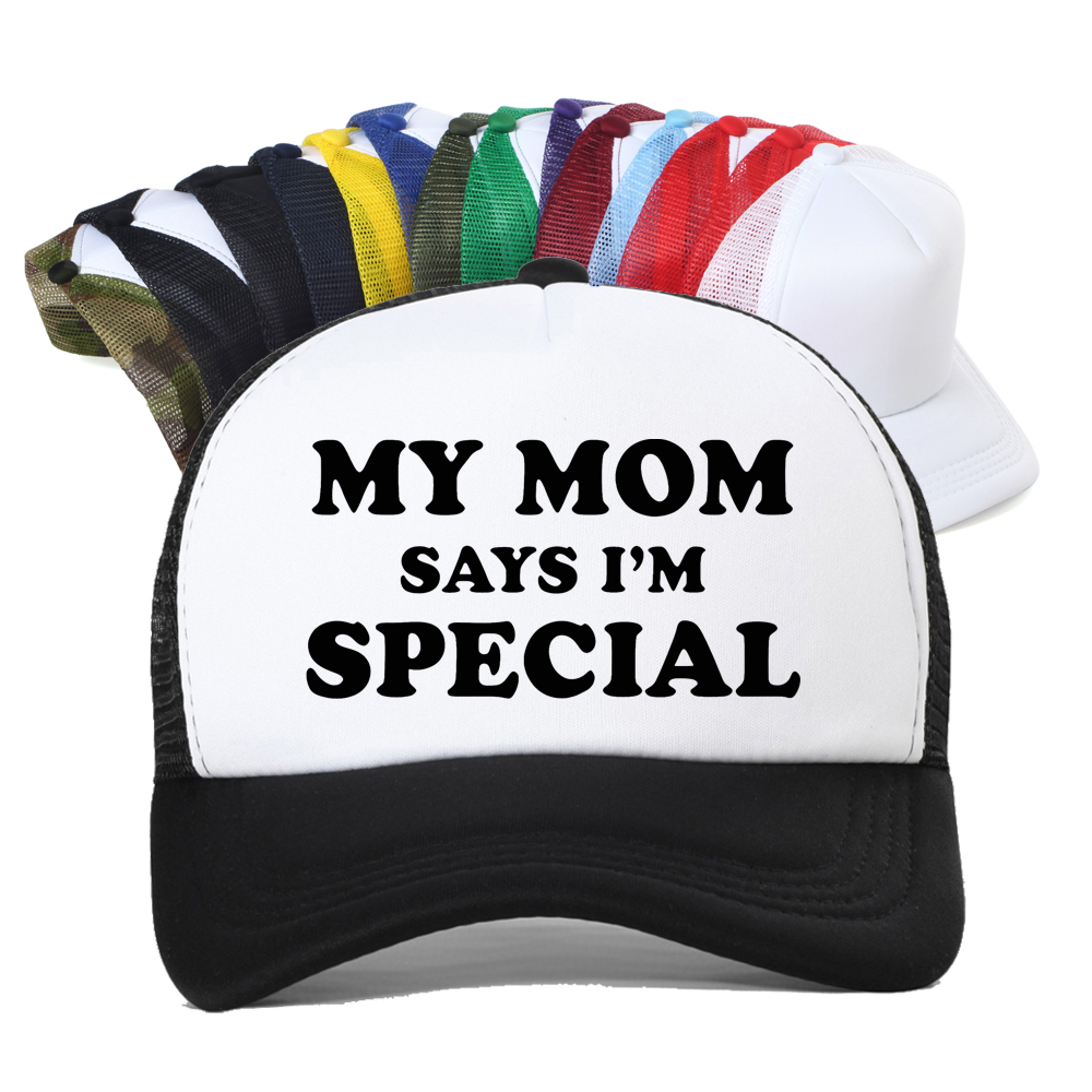 My Mom Says I'm Special Mesh B - Trucker Cap Mesh 评论和价格