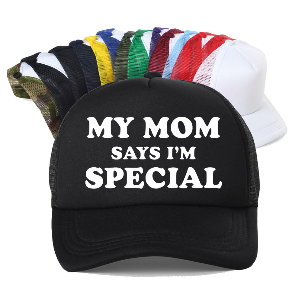 My Mom Says I'm Special Mesh B - Trucker Cap Mesh 评论和价格