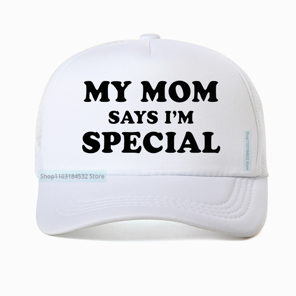 My Mom Says I'm Special Mesh B - Trucker Cap Mesh 评论和价格