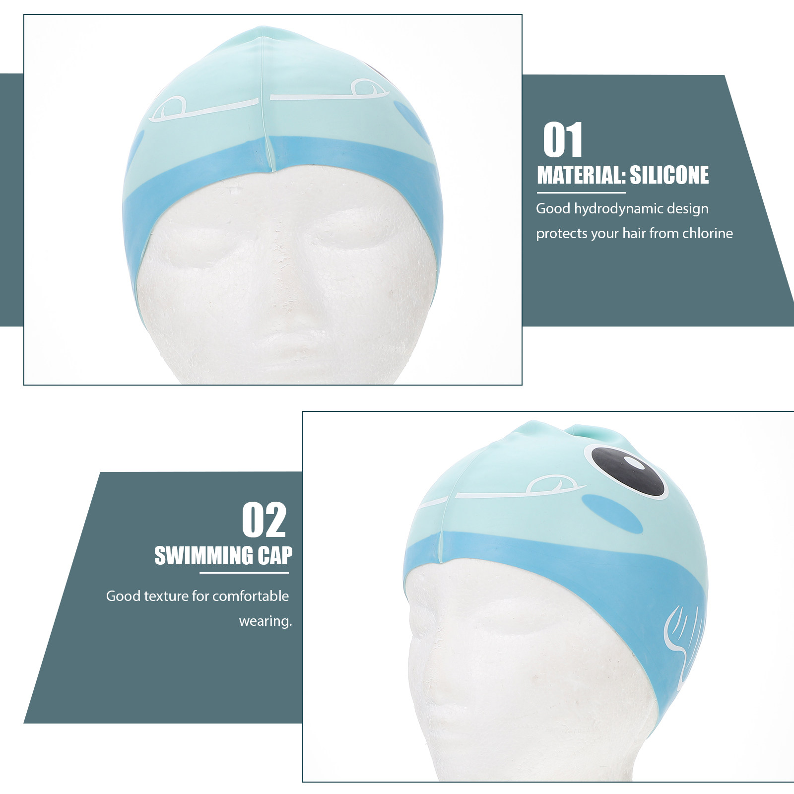 Silicone Swim Cap Cartoon Kids - Swim Hat Silicone 评论和价格