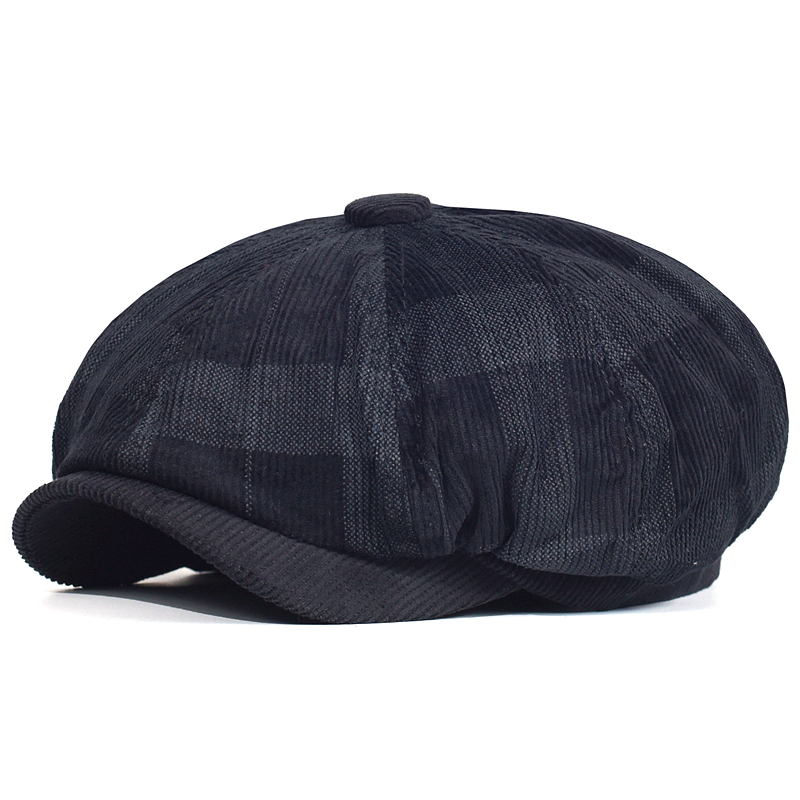 Autumn Winter Plaid Thick News - Dad Hat Cotton 评论和价格